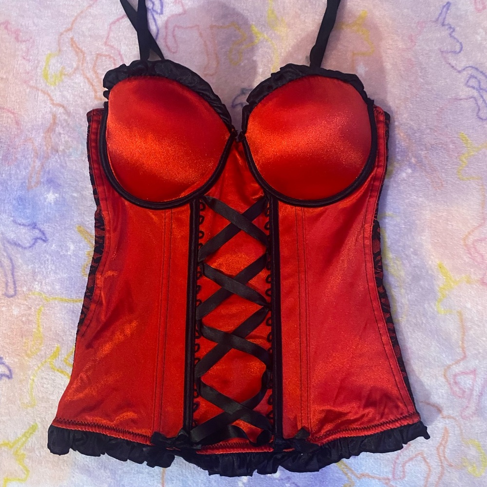 Morbid Threads Red and Black Tank Top
